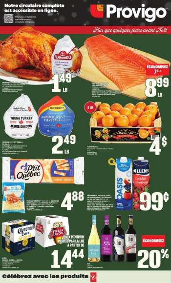 Provigo Flyer - December 12, 2024 - December 18, 2024.