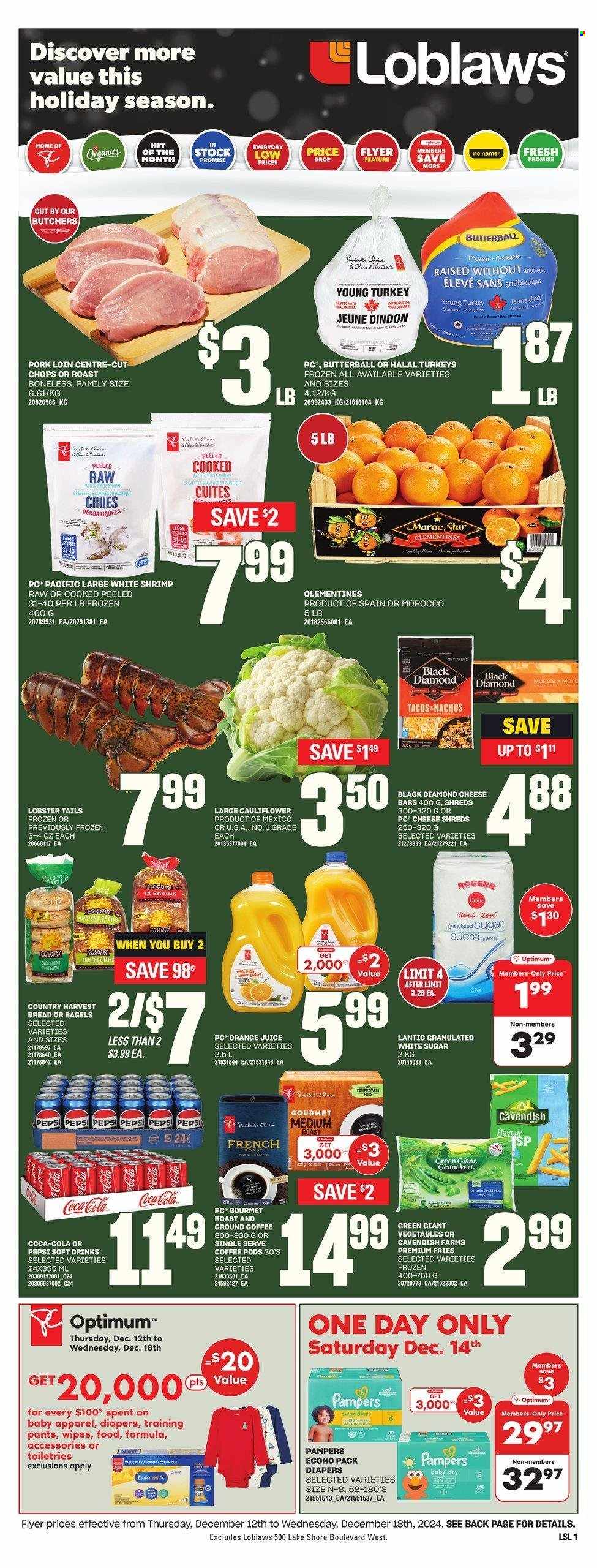 Loblaws flyer - December 12, 2024 - December 18, 2024. Page 1
