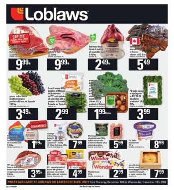 Circulaire Loblaws - 12 Décembre 2024 - 18 Décembre 2024.