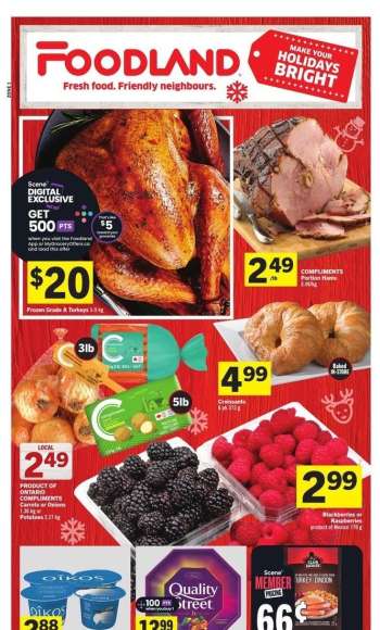 Foodland Flyer - December 12, 2024 - December 18, 2024.