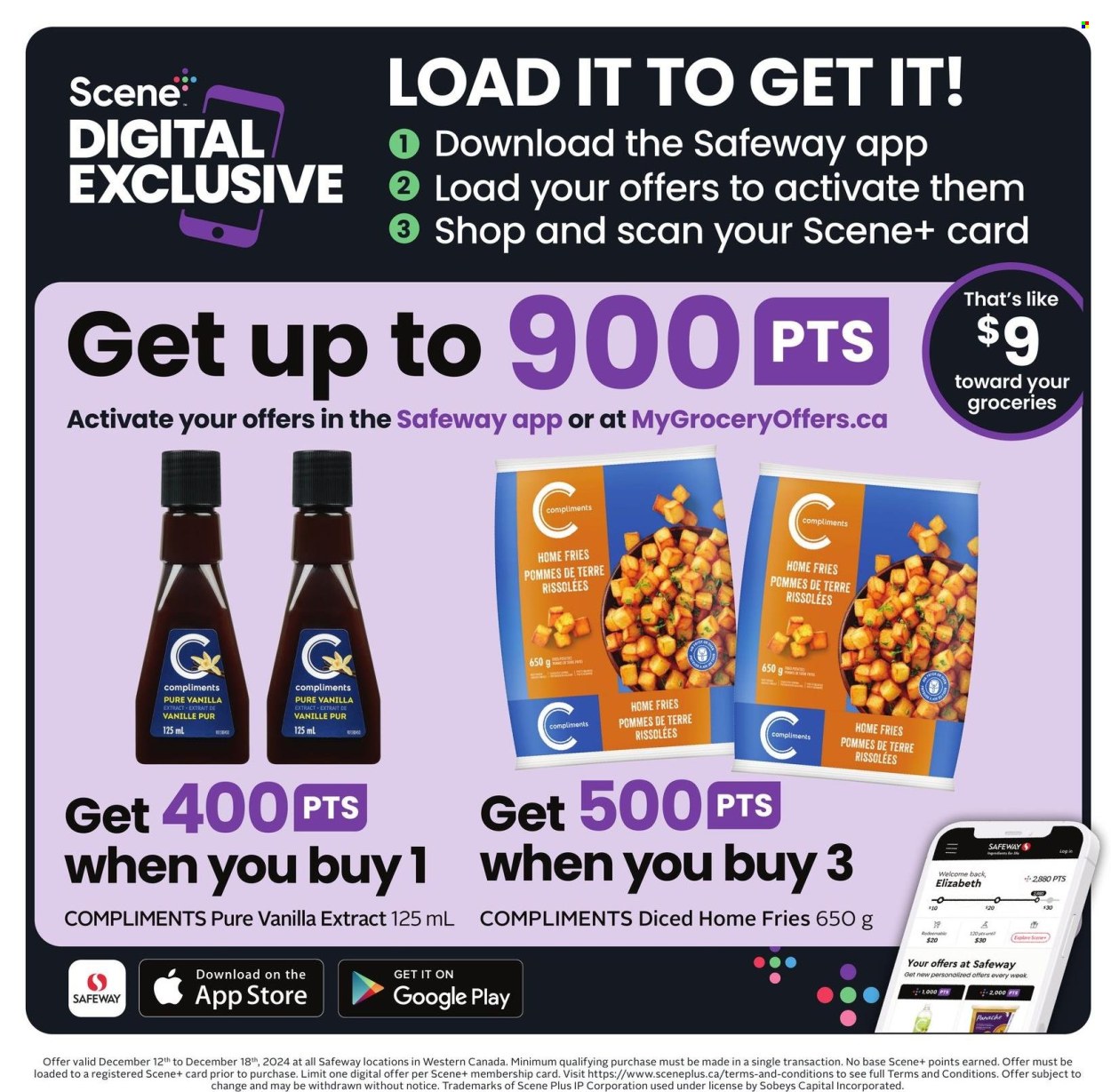 Safeway flyer - December 12, 2024 - December 18, 2024. Page 3