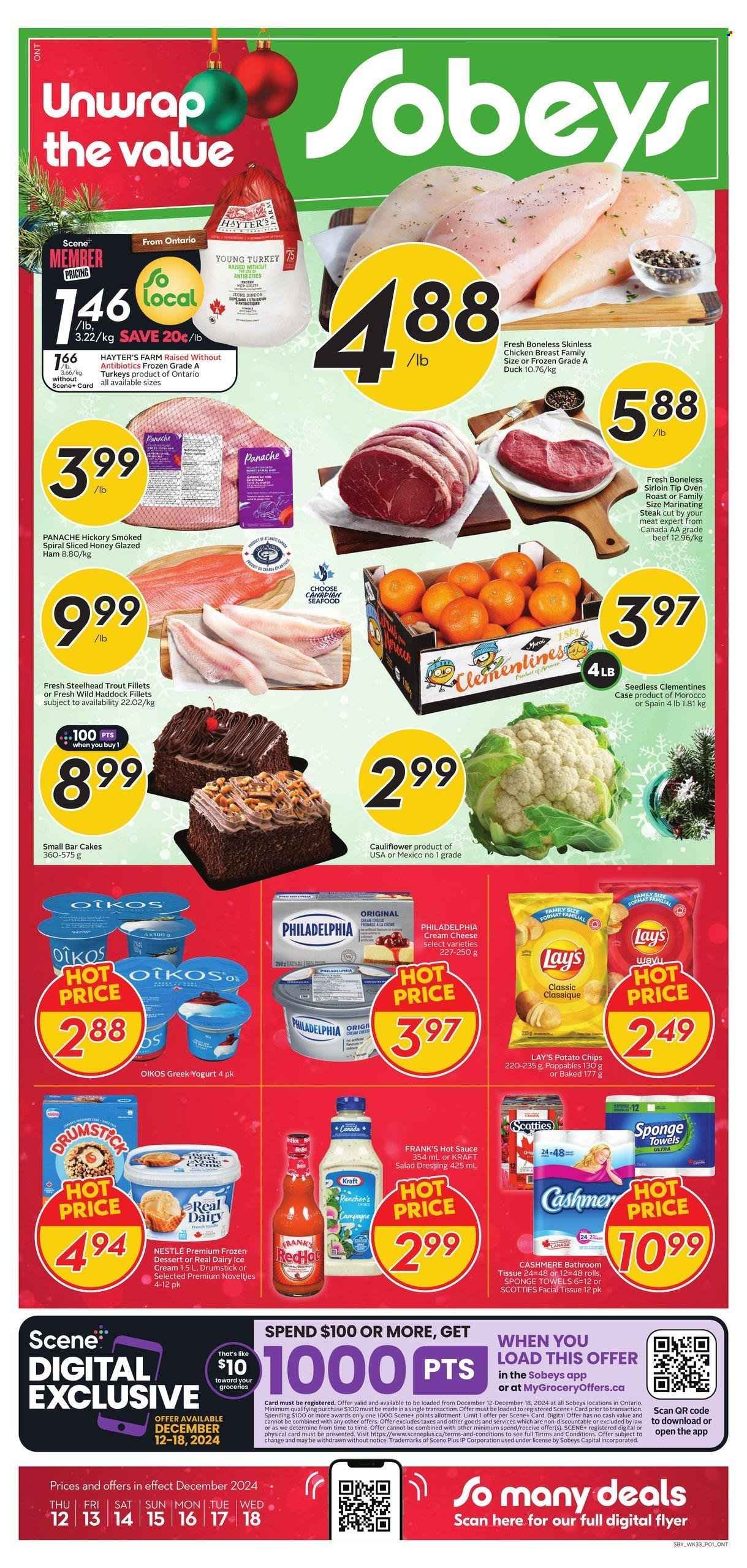 Sobeys flyer - December 12, 2024 - December 18, 2024. Page 1