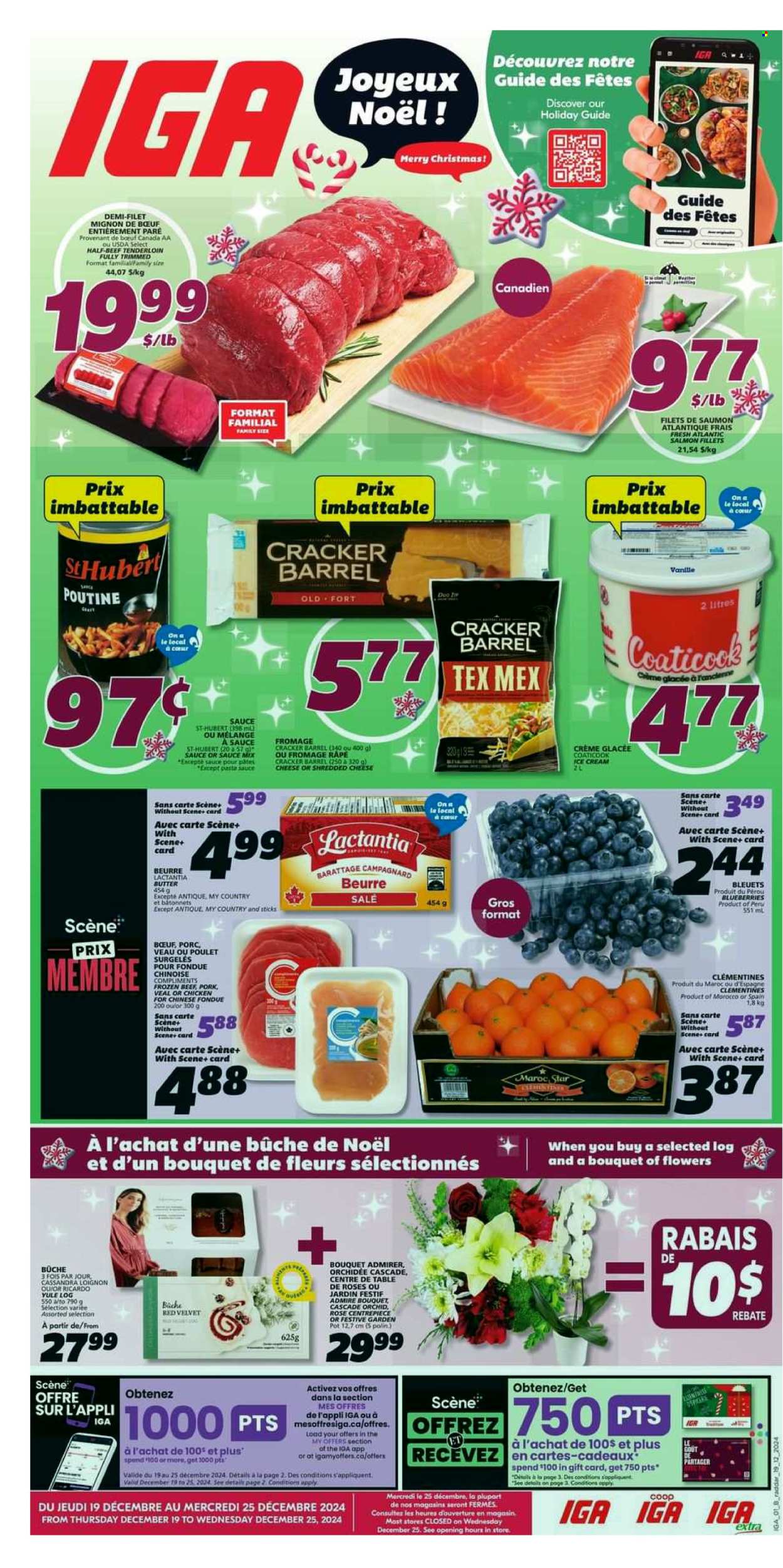 IGA flyer - December 19, 2024 - December 25, 2024. Page 1