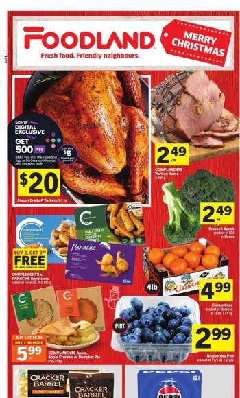 Foodland Flyer - December 19, 2024 - December 25, 2024.