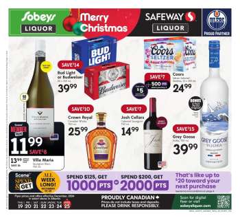 Sobeys Liquor Flyer - December 19, 2024 - December 25, 2024.