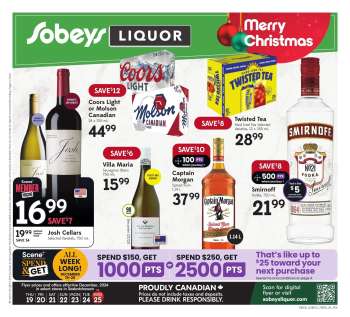 Sobeys Liquor Flyer - December 19, 2024 - December 25, 2024.