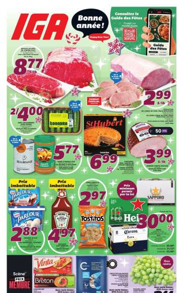 IGA Flyer - December 26, 2024 - January 01, 2025.