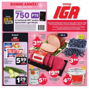 Circulaire IGA - 26 Décembre 2024 - 01 Janvier 2025.