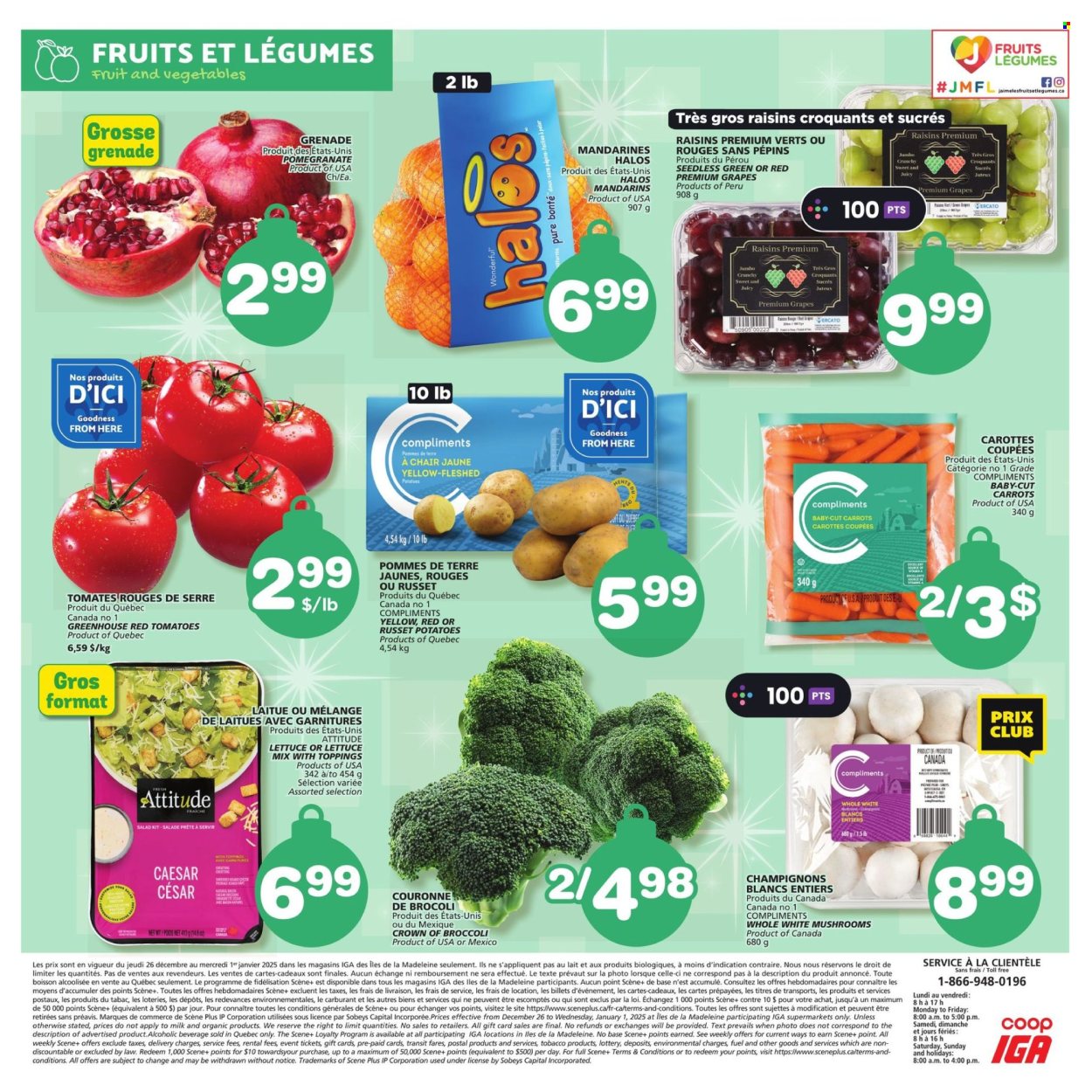 IGA flyer - December 26, 2024 - January 01, 2025. Page 4