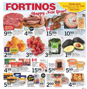 Fortinos Flyer - December 27, 2024 - December 31, 2024.