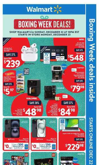 Circulaire Walmart - 22 Décembre 2024 - 01 Janvier 2025.