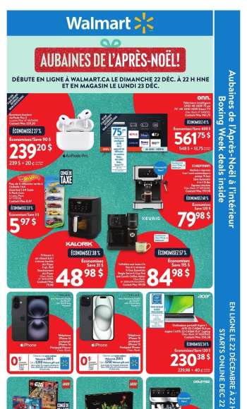 Circulaire Walmart - 22 Décembre 2024 - 01 Janvier 2025.