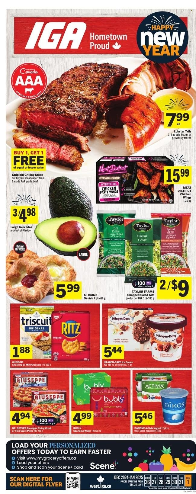 IGA flyer - December 26, 2024 - January 01, 2025. Page 1
