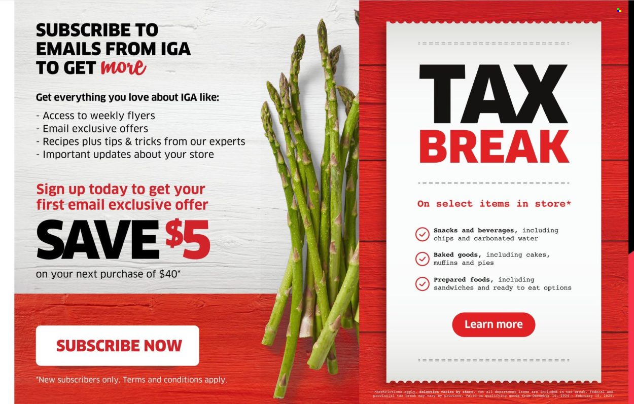IGA flyer - December 26, 2024 - January 01, 2025. Page 10