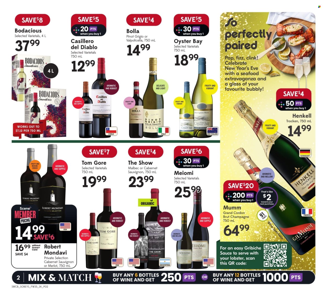 Sobeys Liquor flyer - December 26, 2024 - January 01, 2025. Page 2