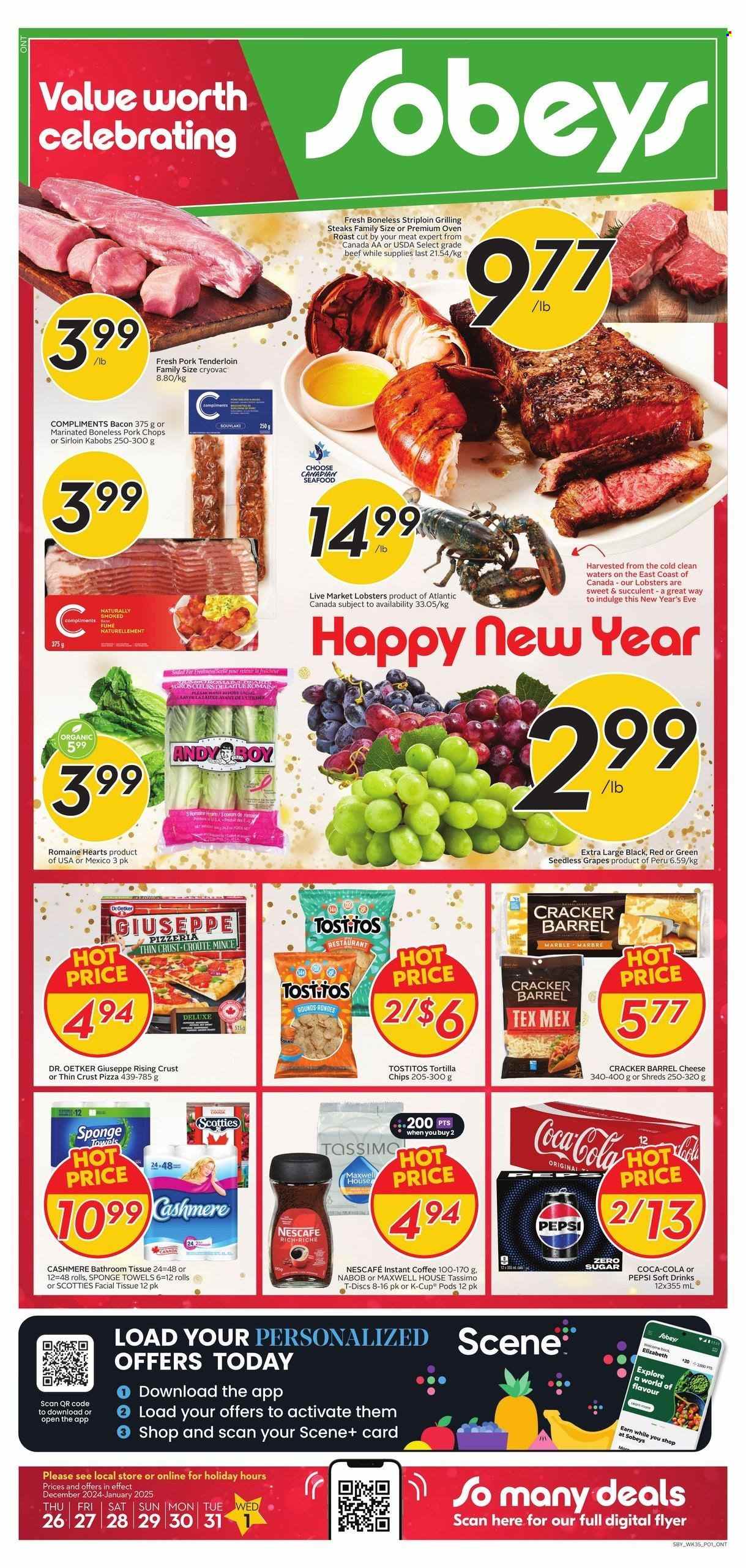 Sobeys flyer - December 26, 2024 - January 01, 2025. Page 1