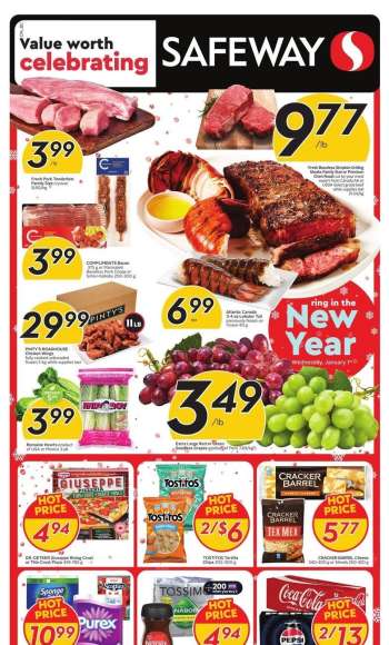 Safeway Flyer - December 26, 2024 - January 01, 2025.