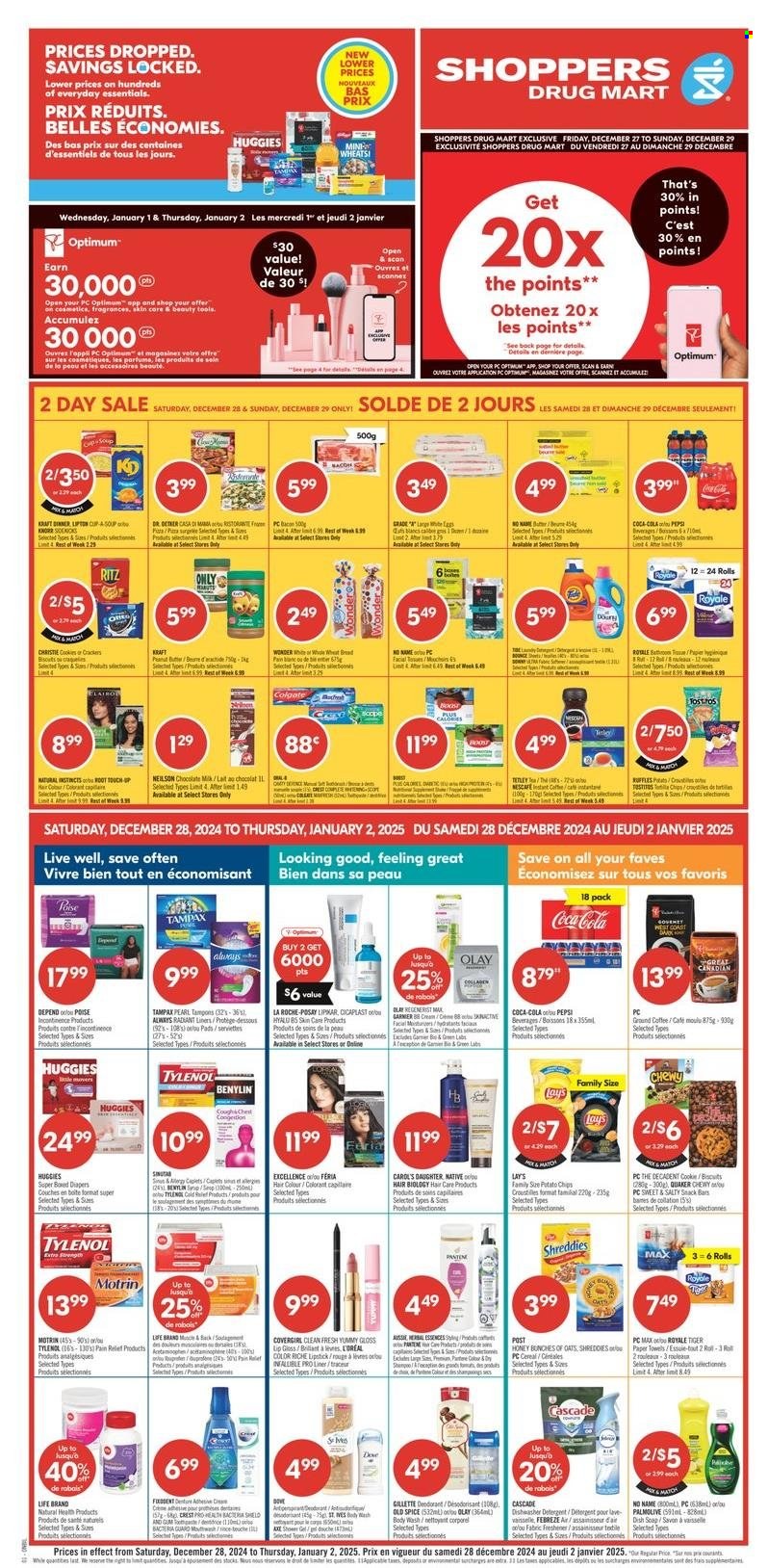 Shoppers Drug Mart flyer - December 28, 2024 - January 02, 2025. Page 1