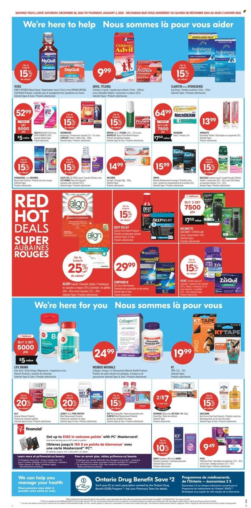 Shoppers Drug Mart flyer - December 28, 2024 - January 02, 2025. Page 4