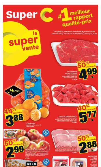 Super C Flyer - January 02, 2025 - January 08, 2025.