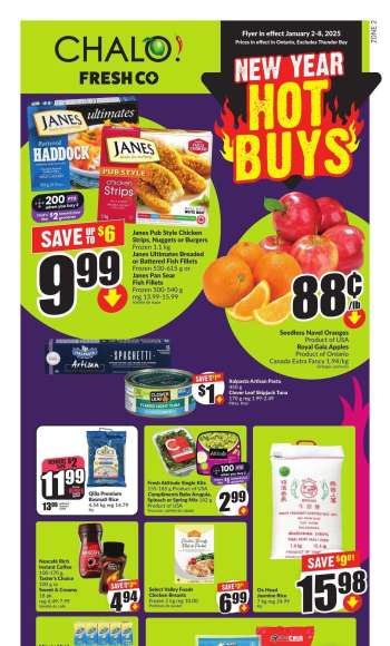 Circulaire FreshCo. - 02 Janvier 2025 - 08 Janvier 2025.