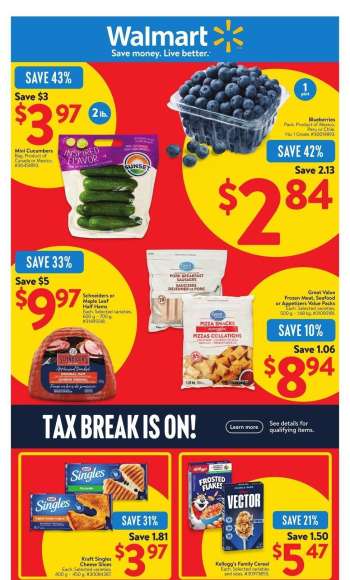 Circulaire Walmart - 02 Janvier 2025 - 08 Janvier 2025.