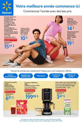 Circulaire Walmart - 02 Janvier 2025 - 29 Janvier 2025.