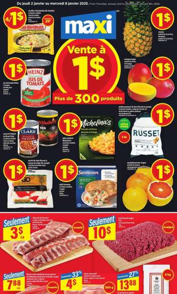 Circulaire Maxi - 02 Janvier 2025 - 08 Janvier 2025.