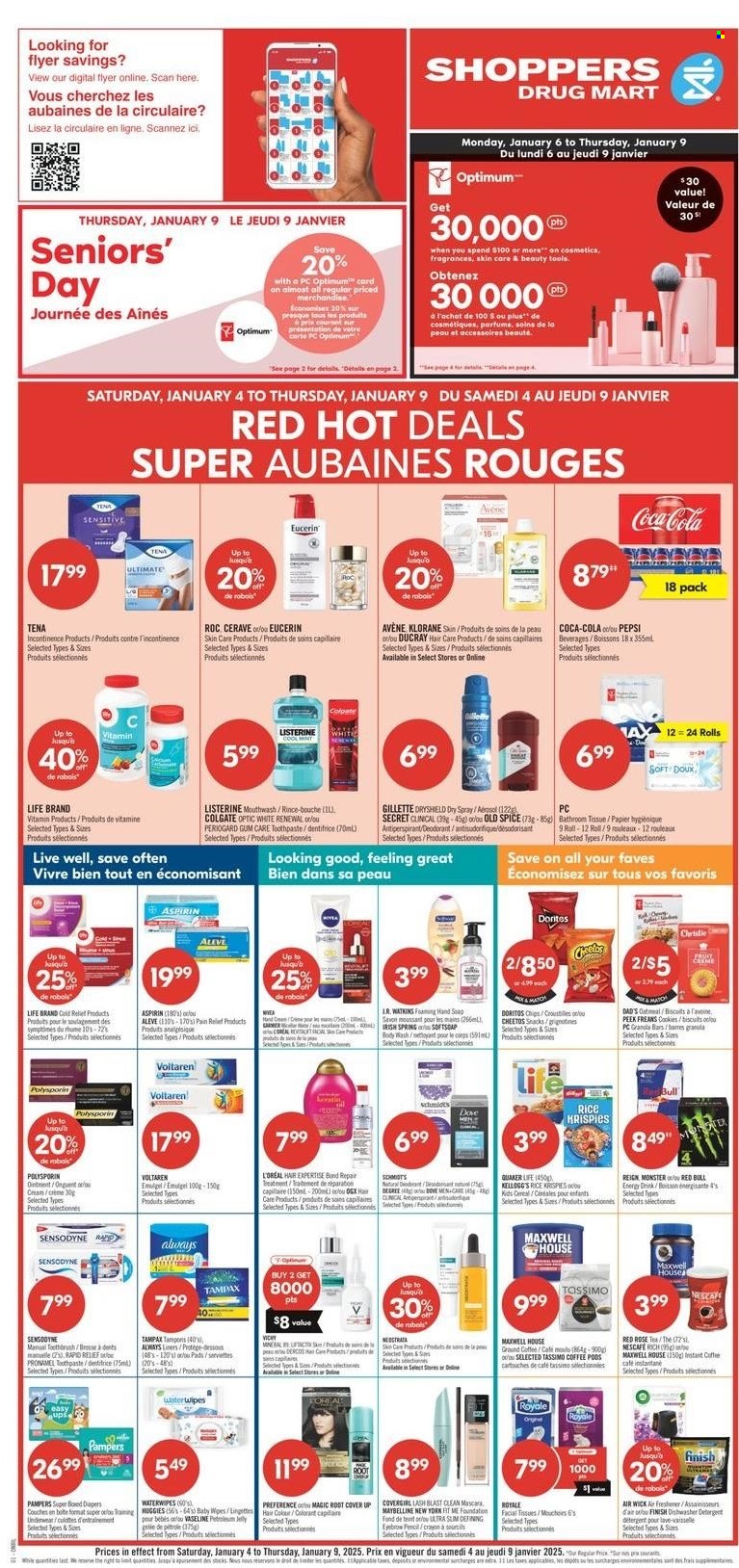 Shoppers Drug Mart flyer - January 04, 2025 - January 09, 2025. Page 1