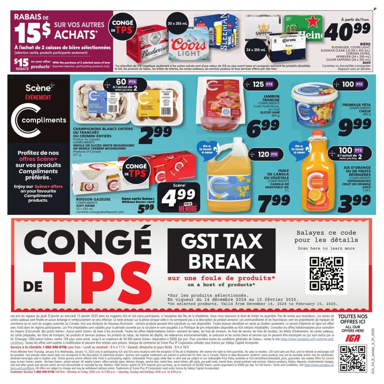 IGA flyer - January 09, 2025 - January 15, 2025. Page 3
