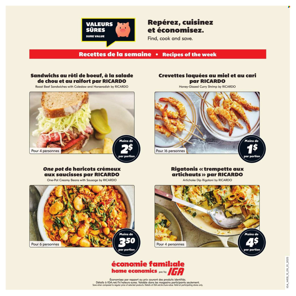 IGA flyer - January 09, 2025 - January 15, 2025. Page 33