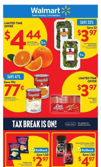 Circulaire Walmart - 09 Janvier 2025 - 15 Janvier 2025.