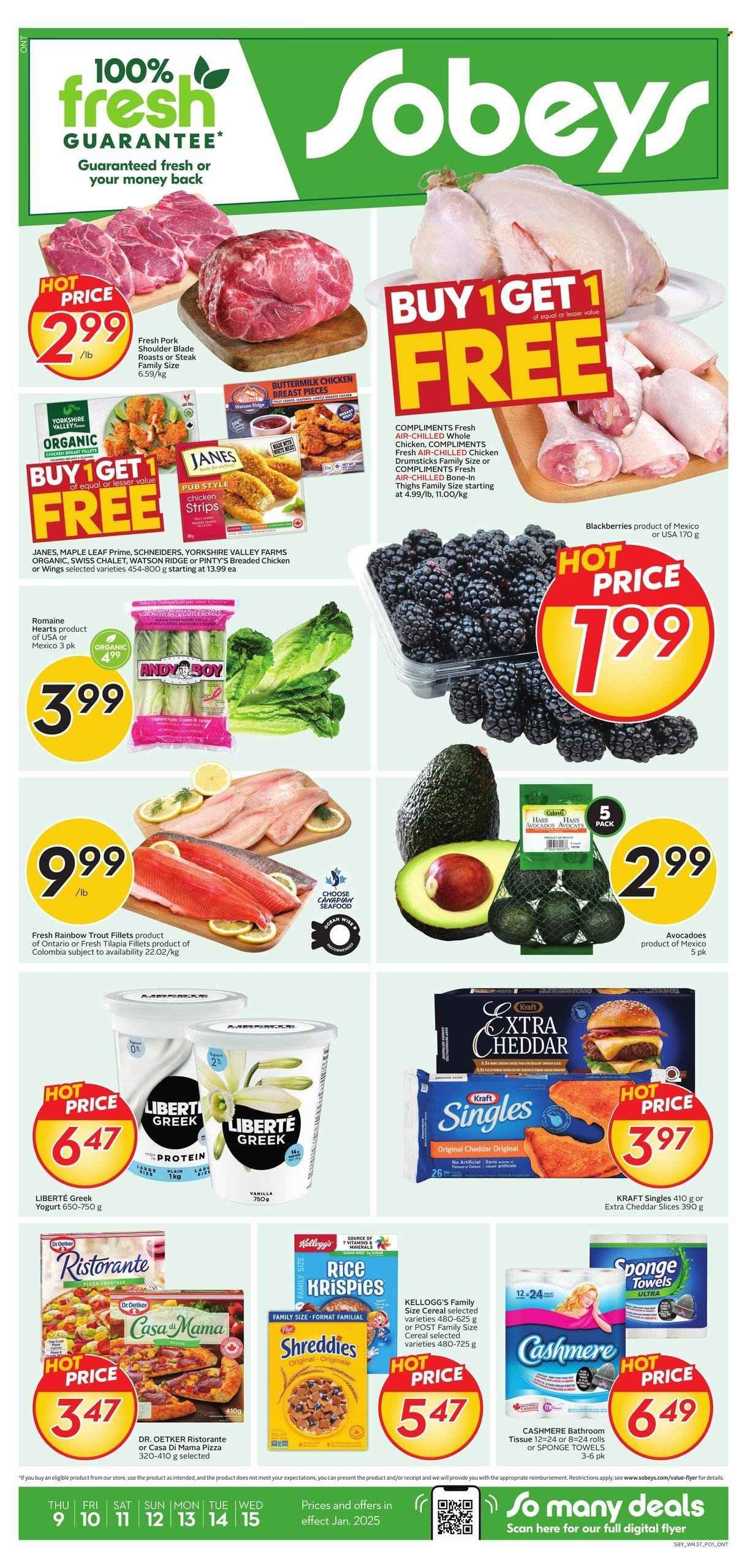 Sobeys flyer - January 09, 2025 - January 15, 2025. Page 1