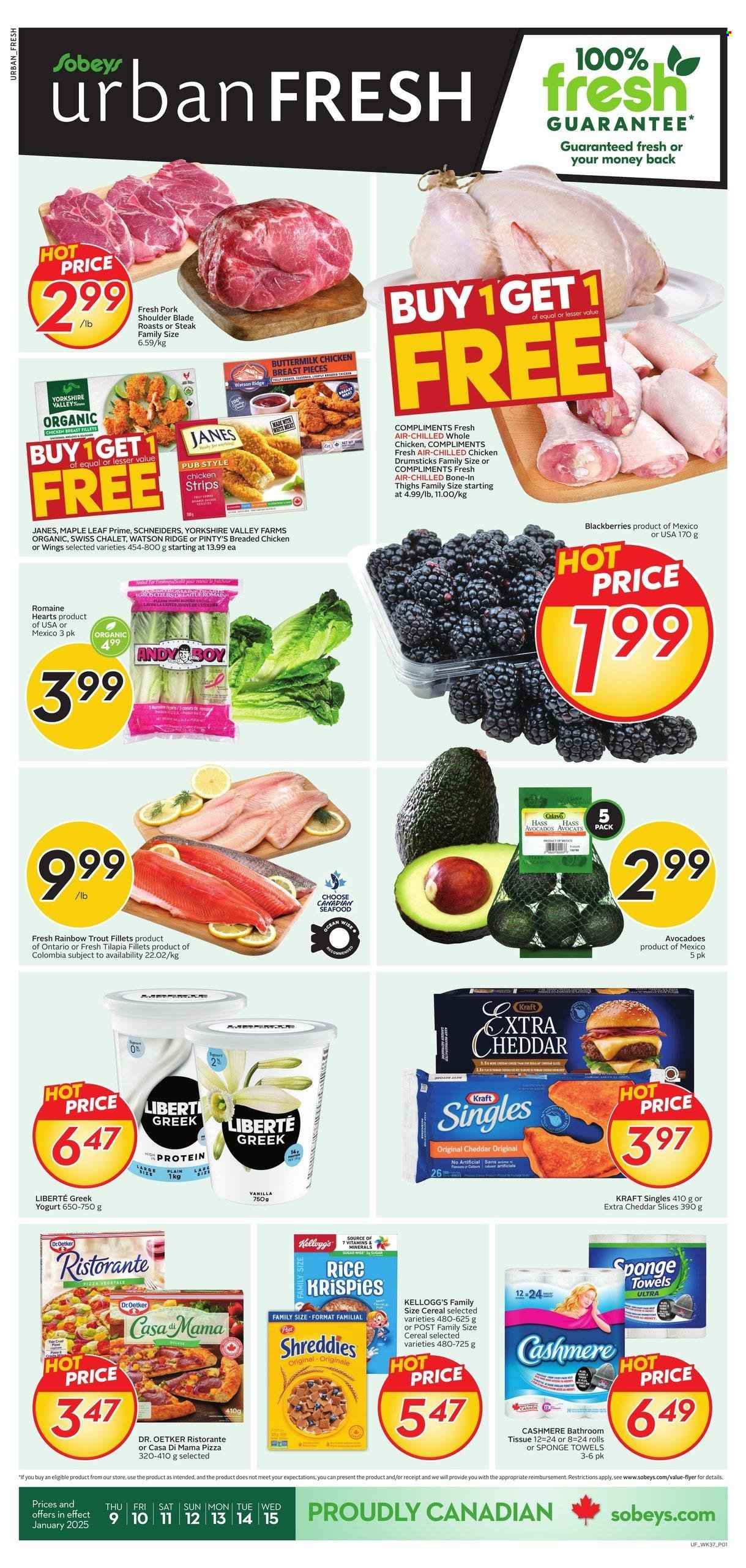 Sobeys flyer - January 09, 2025 - January 15, 2025. Page 1