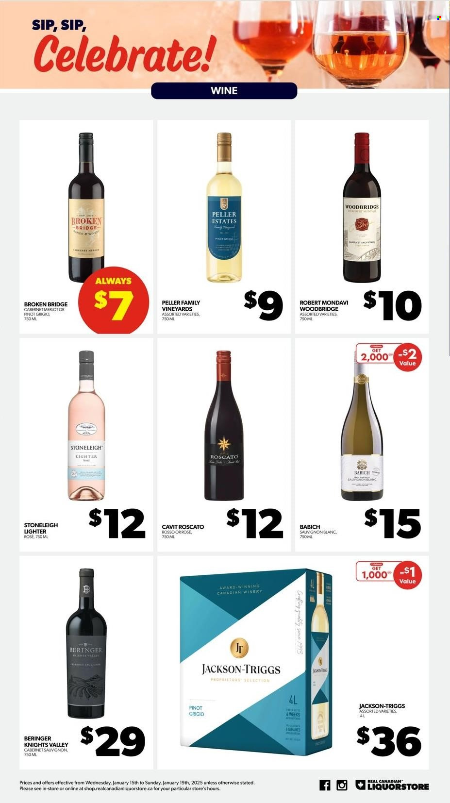 Real Canadian Liquorstore flyer - January 15, 2025 - January 19, 2025. Page 3
