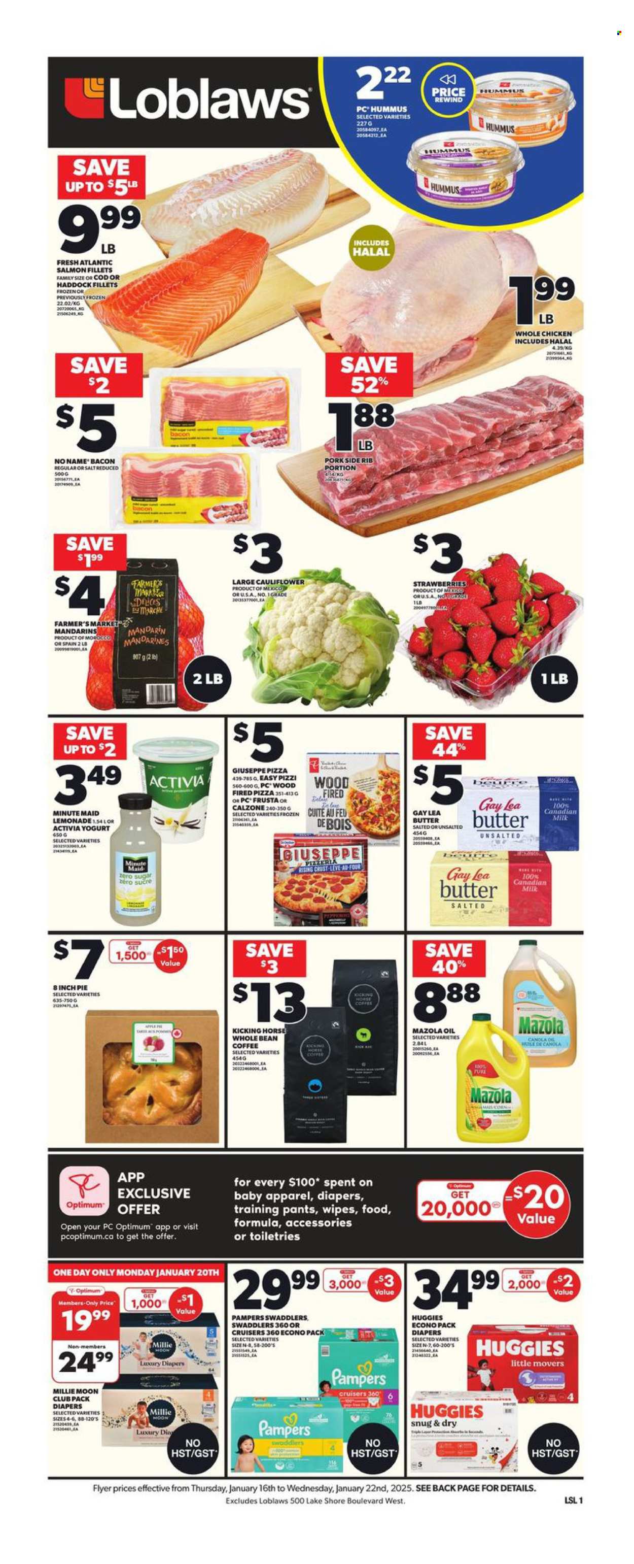 Loblaws flyer - January 16, 2025 - January 22, 2025. Page 1