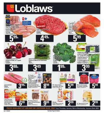 Circulaire Loblaws - 16 Janvier 2025 - 22 Janvier 2025.