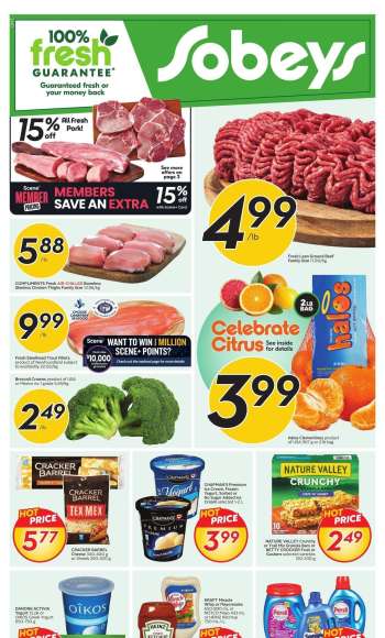Circulaire Sobeys - 16 Janvier 2025 - 22 Janvier 2025.