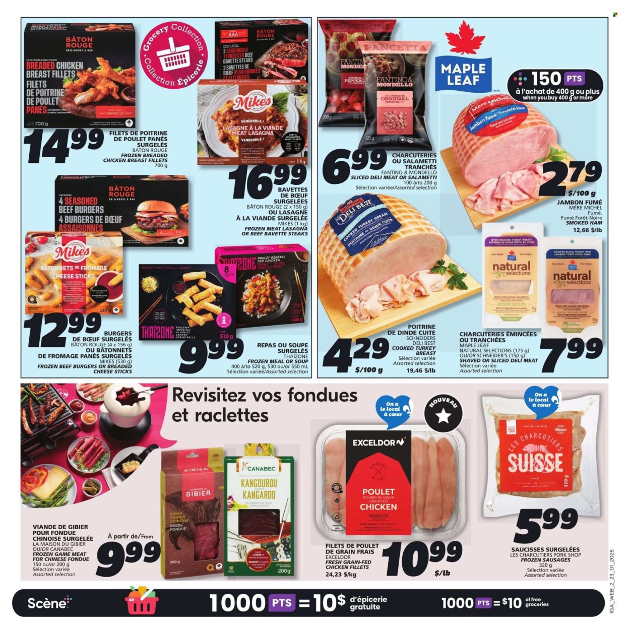 IGA flyer - January 23, 2025 - January 29, 2025. Page 14