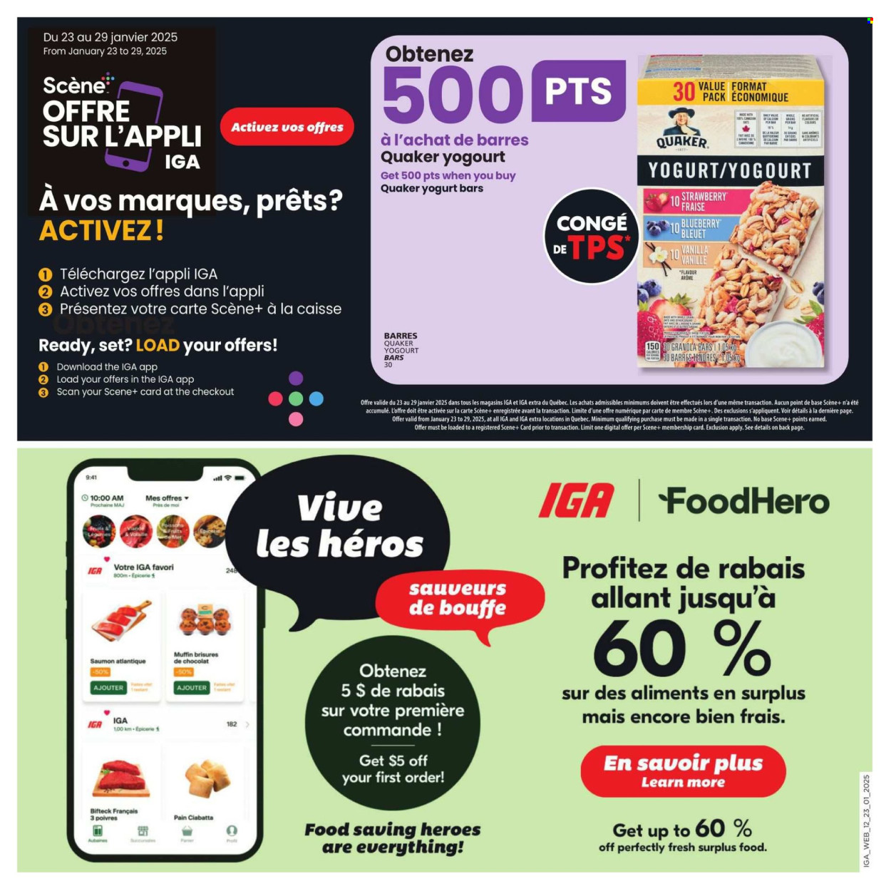 IGA flyer - January 23, 2025 - January 29, 2025. Page 26