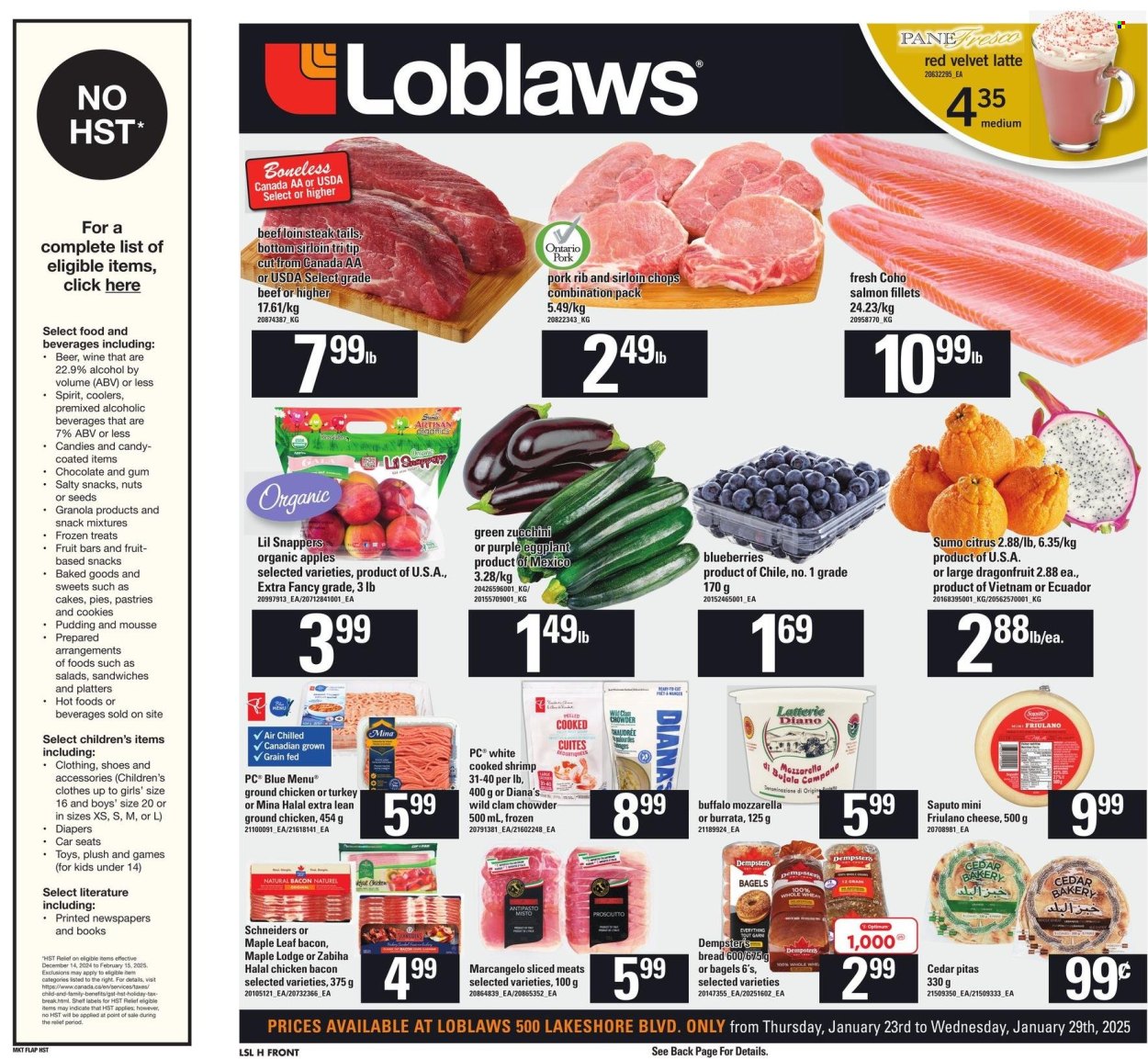 Loblaws flyer - January 23, 2025 - January 29, 2025. Page 1