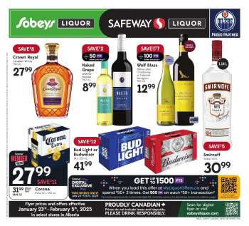 Sobeys Liquor Flyer - January 23, 2025 - February 05, 2025.