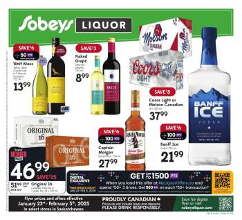 Sobeys Liquor Flyer - January 23, 2025 - February 05, 2025.