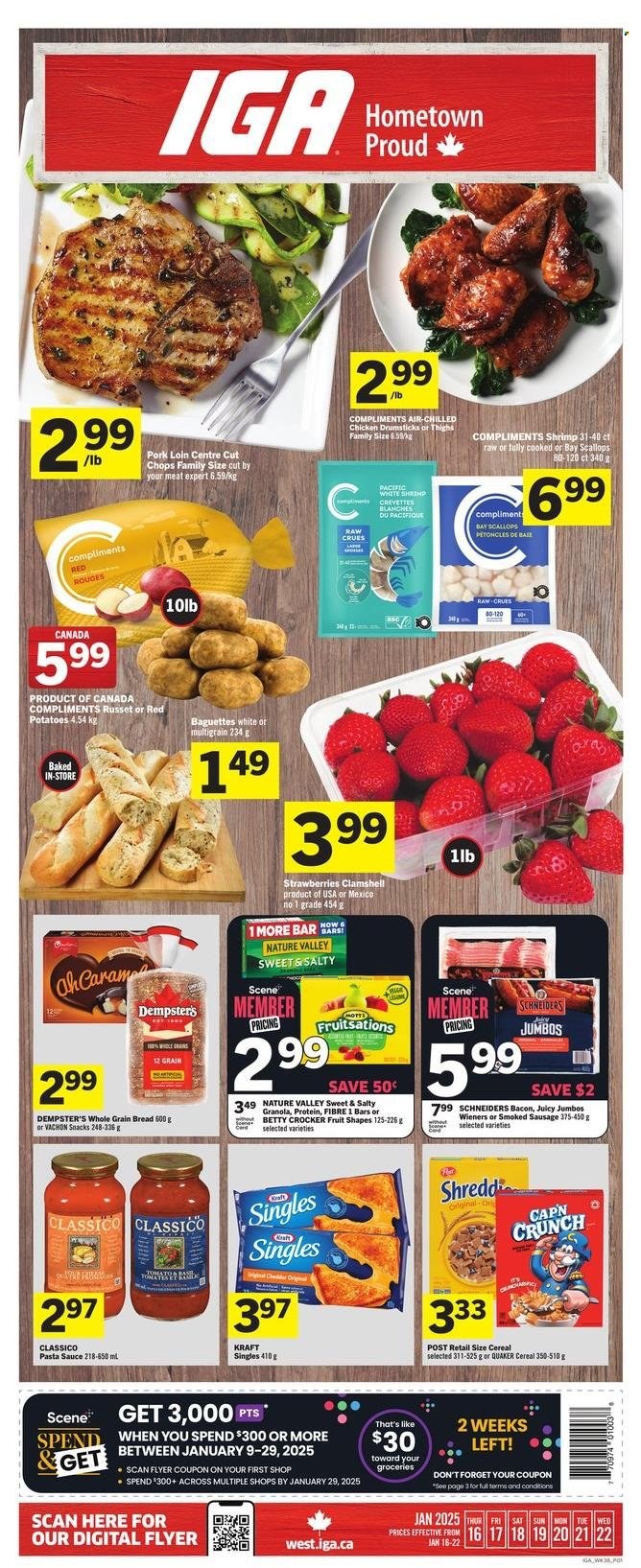 IGA flyer - January 23, 2025 - January 29, 2025. Page 1