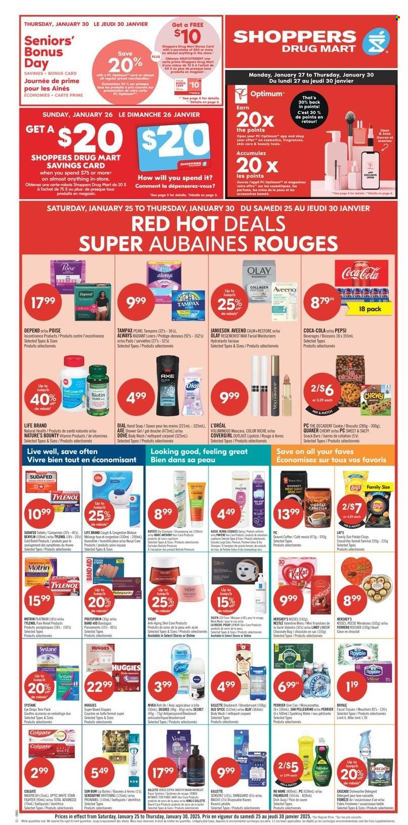Shoppers Drug Mart flyer - January 25, 2025 - January 30, 2025. Page 1
