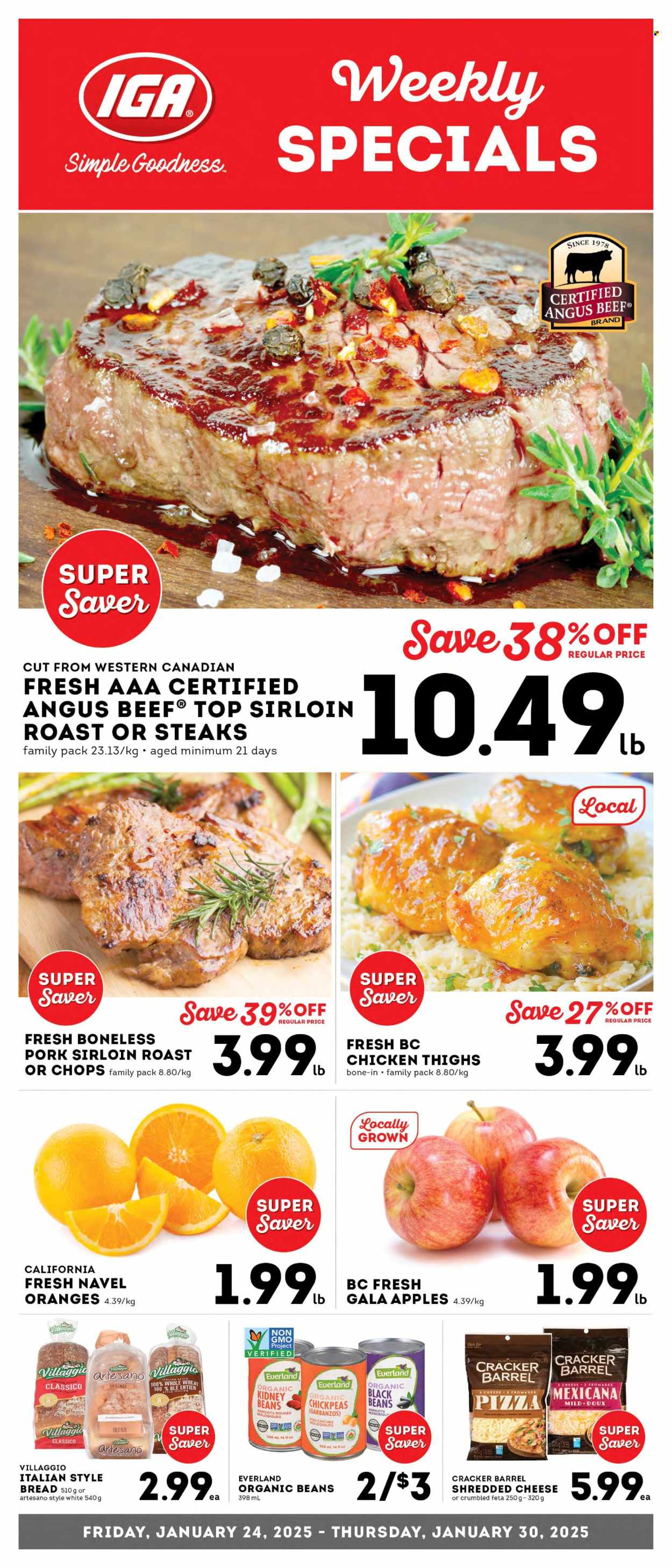 IGA Simple Goodness flyer - January 24, 2025 - January 30, 2025. Page 1