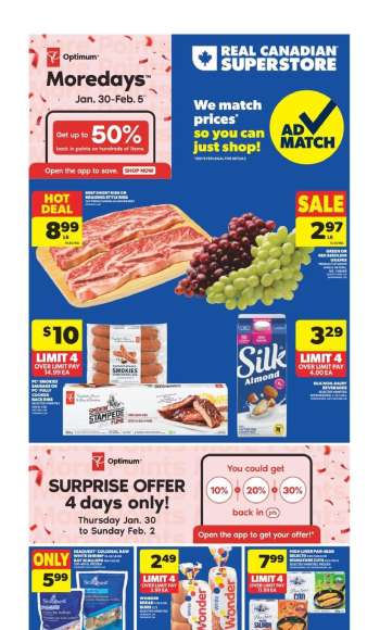 Real Canadian Superstore Flyer - January 30, 2025 - February 05, 2025.
