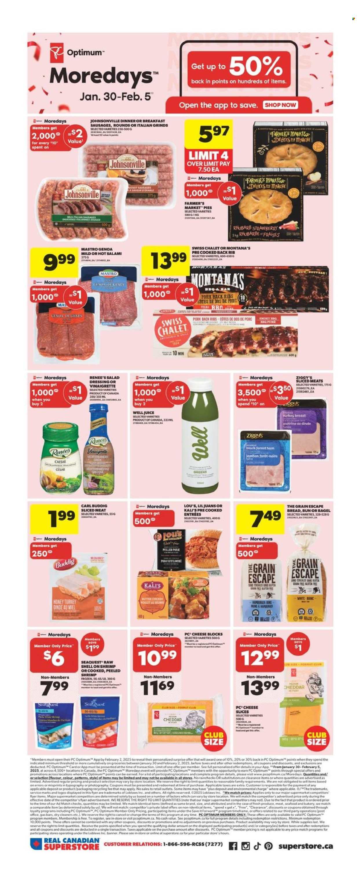 Real Canadian Superstore flyer - January 30, 2025 - February 05, 2025. Page 3