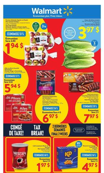 Circulaire Walmart - 30 Janvier 2025 - 05 Février 2025.