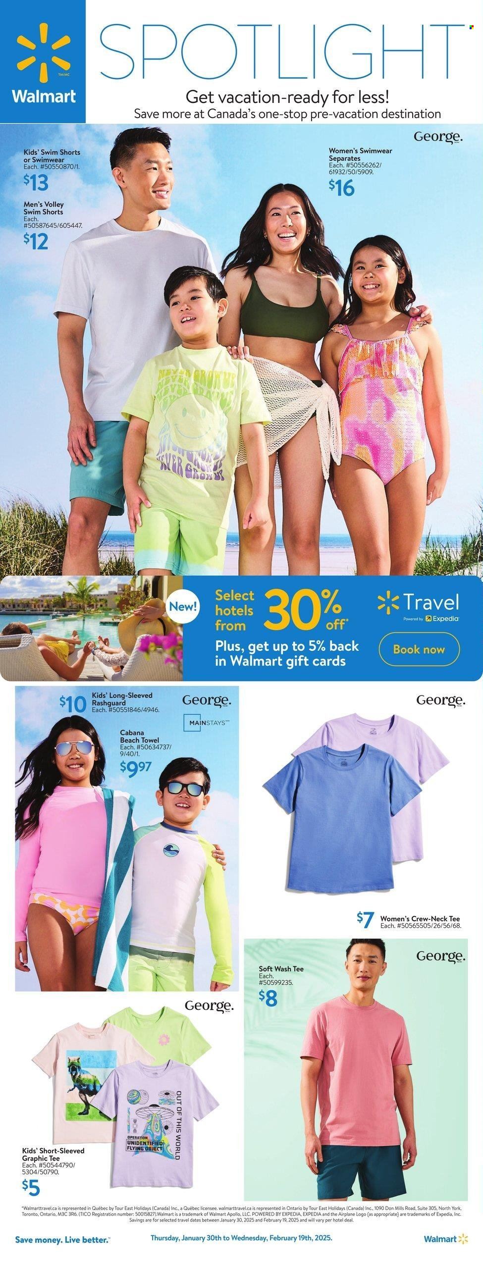 Walmart flyer - January 30, 2025 - February 19, 2025. Page 1
